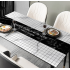 Прямокутна скатертина для кухні та їдальні на замовлення "Black marble", 60*90 см Прямокутна скатертина для кухні та їдальні на замовлення "Black marble", 60*90 см